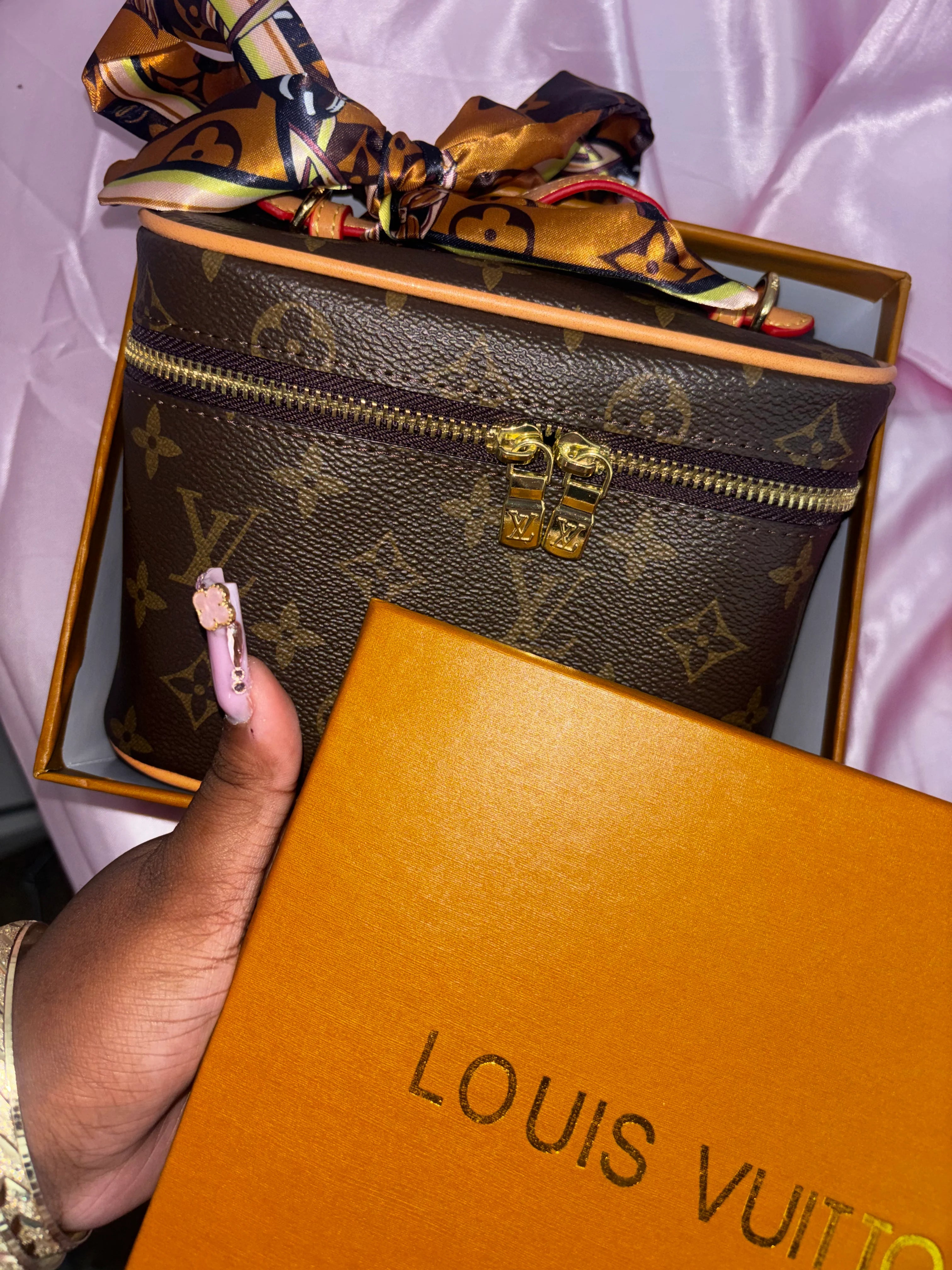 BROWN LV BAG