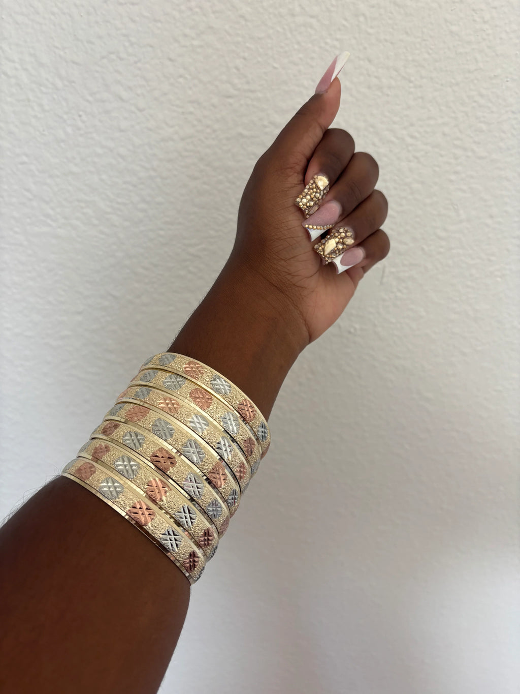 Thick bangles